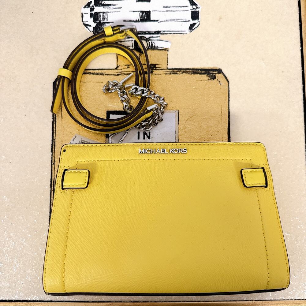 Michael Kors Rayne 35S0SU9C1L Small Saffiano Leather Crossbody Bag
